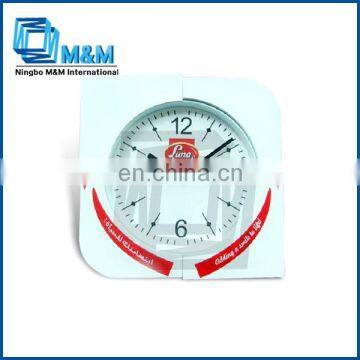 Colorful plastic promotion wall clock different shape