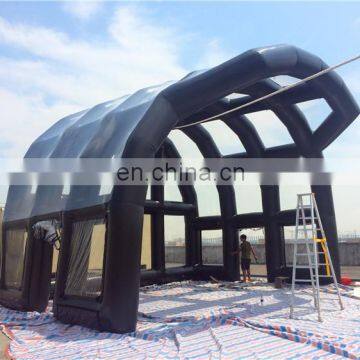 Air Tight Sealed Inflatable Stage Tent in Black With Transparent Cover 6x8m photo-3