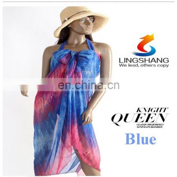 Women's Bikini Cover up Scarf Sarong Cover Up Miss Swimwear Beach Scarf Pareo Dress Skirt Beach Chiffon Wrap