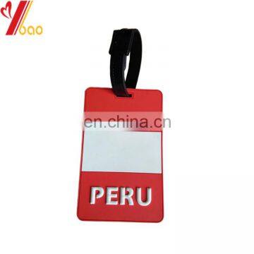 Travel Plastic Cute Silicone Label Id Luggage Tag, Personalized PVC Name Tag photo-2