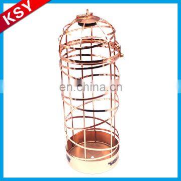New Product Competitive Price Simple European-Style Antique Metal Artillery Type Wine Bottle Holder Rack photo-4