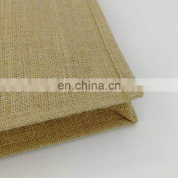 Cotton Handle Grocery Tote Waterproof Jute Bag With Zipper photo-3