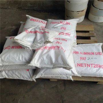 Pink corundum powder 200#-0 -325mesh precision foundry coating