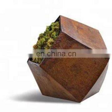 Corten Steel Flower pot/Garden Planter/Outdoor Decoration