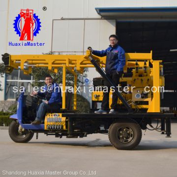 huaxiamaster XYC-200A tricycle-mounted hydraulic core drilling rig for sale