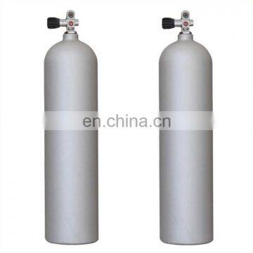 Cheap price 12l 200bar aluminum high pressure diving gas cylinder with first regulator