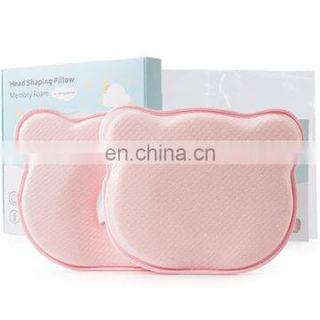 High Quality Baby Newborn Infant Pillow Memory Foam Positioner Prevent Flat Head Anti Roll Baby Memory Foam Pillow photo-6