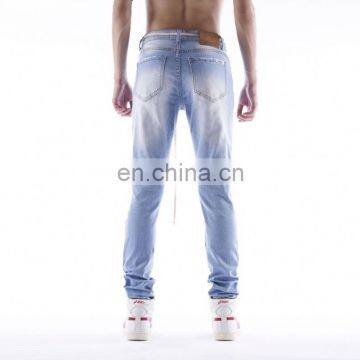 DiZNEW European Casual Wholesale Denim Men Plain Jeans photo-4