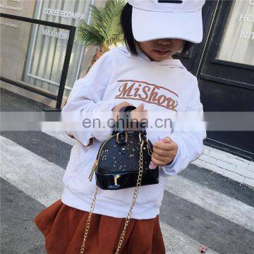 Kids Shell Sequins Handbags Designer Baby Girl Mini Purse Shoulder Bags Teenager Children PU Messenger Bags Cute Christmas photo-5