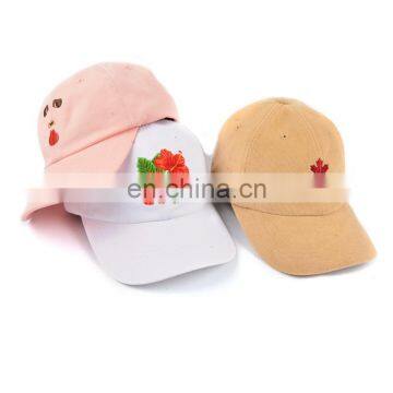 Embroidery logo custom twill cotton dad hat curve brim baseball caps