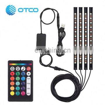 High Brightness RGB 5050 Atmosphere Panel Light Flexible Car Interior Led Light Strips