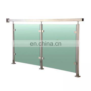 Durable Stainless Steel Balcony Staircase Glass Balustrade photo-2