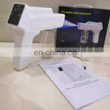 Hottest Portable Handheld Electrostatic Nano Disinfection Spray Gun Blue Ray Anion Wireless Nano Spray Gun photo-6