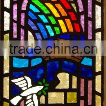 Stained Glass Religious Sysblom Church Window// MADE IN CHINA photo-6