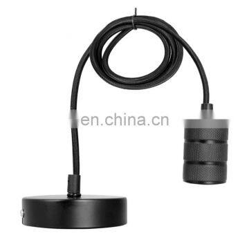 Ceiling Textile Cord E27 Pendant Light Fitting for House Metal Light Fitting Kits photo-2