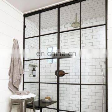 u channel glass shower black glass shower room doors