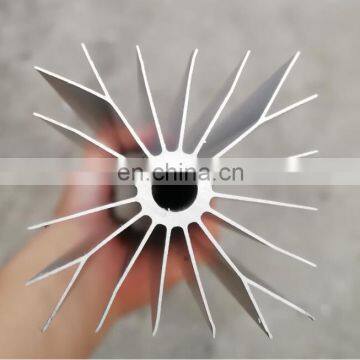 Toshine CA And CE Sunflower Heat Sink Aluminium Profile Structure For Led Light photo-3