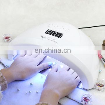 84W High Power 42lamp Bead Fast Dry nail dryer Painless Mode Intelligent phototherapy Nail lamp for two hands Sun1s plus machine