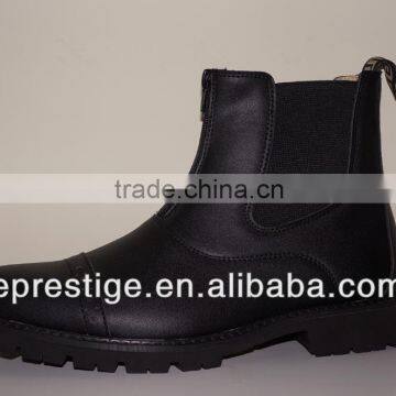 2014 Leather Riding Boots With Elastic