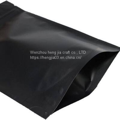 100 Matte Double Color Vertical QuickQlick Repeatable Seal Bags (12 X18 cm X7.1 (4.7 Inches), Black) photo-5