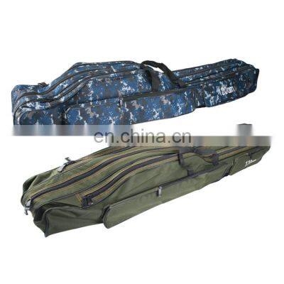 110-150cm fishing rod bag durable folding two-layer/three-layer outdoor fishing rod bag for sale