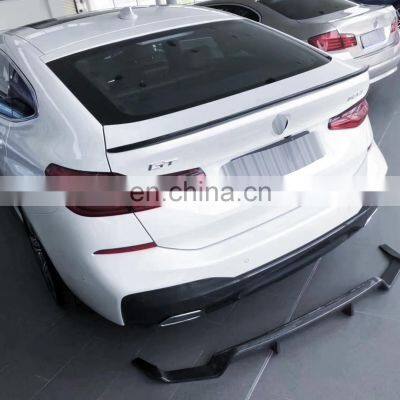For BMW 6 Series GT Carbon Fiber Front Lip Back Lip and Tail Wing Rear Spoiler photo-4