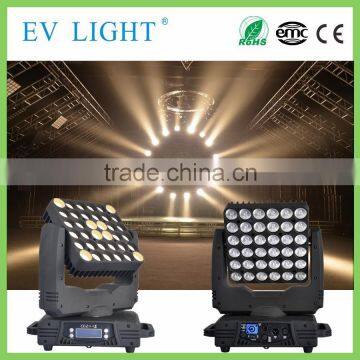 2800K warm white 6*6 pixel matrix 36*3W moving head beam light