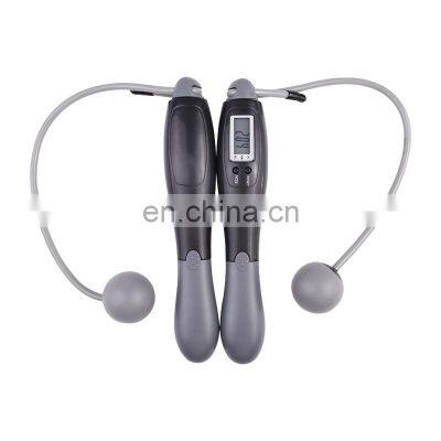 Factory Direct Sale Weighted Jump Rope Cordless Custom Smart Heavy Grey With Counter photo-3