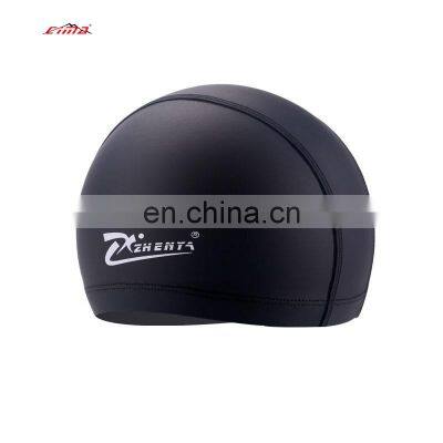 Custom Logo Cheap Swimming Cap PU Material Water Sports Swimming Cap Children's Swimming Cap photo-4