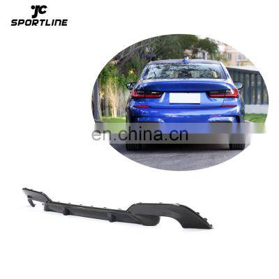 JCSPORTLINE Carbon Fiber G20 M Sport Rear Diffuser for BMW 3 Series G20 330i M Sport Sedan 4-Door 2020