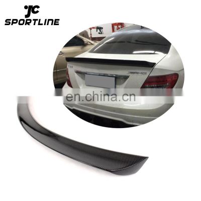 V Design C-class W204 Carbon Trunk Wing for Mercedes Benz Coupe 2D