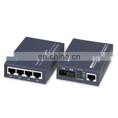 Industrial Grade SC Port 100M 1 Fiber Port +1/4RJ45 Port Fiber Optic Media Converter photo-2