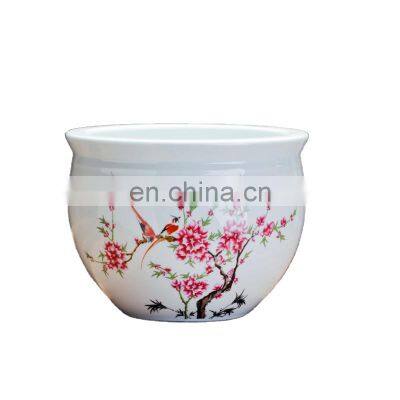 W12inches jingdezhen porcelain ceramic table indoor decorative flower pots