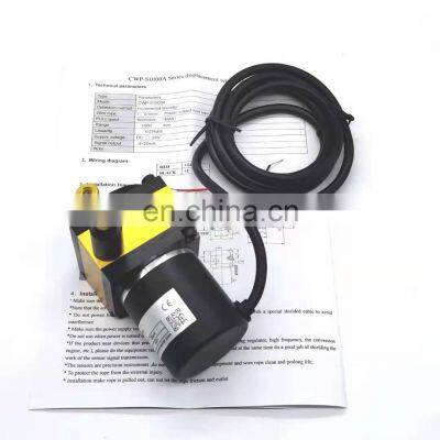 0-1000mm Range Potentiometer Draw-wire Displacement Sensor Spring Loaded Potentiometer photo-5