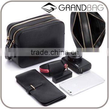 Wholesale Guangzhou Popular High Capisity Genuine Saffiano Leather Lady Small HandBag Shoulder Bag for women