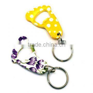 2014custom wine beer pvc Bottle Opener keychain for promotion