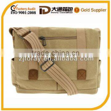 2014 fashion messenger bag for man in canvas.