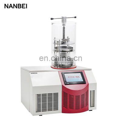 Laboratory small benchtop vacuum Top-press freeze dryer