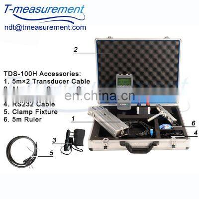 Taijia Portable Ultrasonic Hydraulic Fuel Oil Flow Meter Price for Sale Flowmeter Handheld Ultrasonic Flowmeter Tds100h photo-5