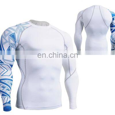 Long Sleeve Top Shirts Skin Tee Compression Base Layer Space Racer Sublimation Printed Base Layers T-shirt Top