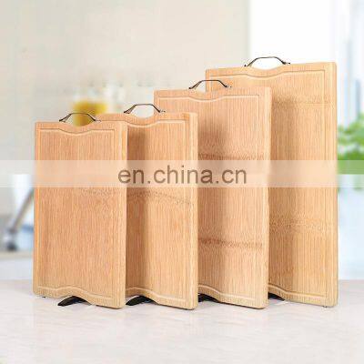2020 Custom Wholesale Large Kitchen Vegetable Meat Bamboo Wood Wooden 3 Piece Chopping Cutting Blocks Board Set Of 3 With Handle