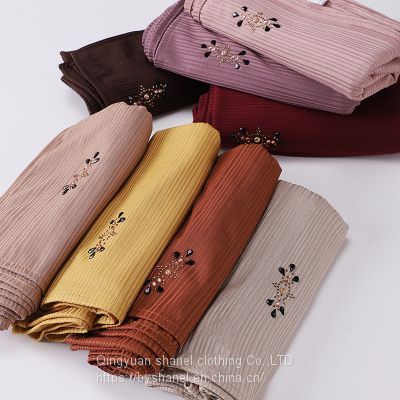 Wholesale Elastic Plain Fashion Scarf Jersey Muslim Hijab