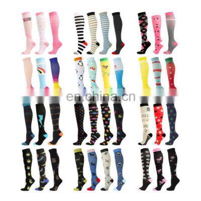 Knee High 20-30mmhg Men Women Compression Socks Aid