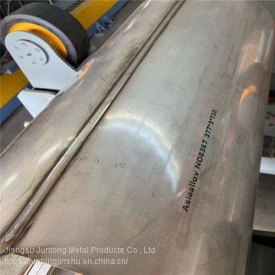 Production of UNS N06690 alloy steel pipe Alloy 690 welded straight seam pipe ASTM B168 standard