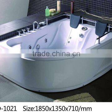 China manufacturer ABS massage bathtub for two people