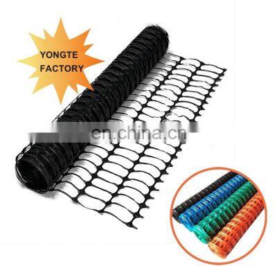 1X50m black HDPE plastic safety fence temporary road safety traffic crowd control barrier fence