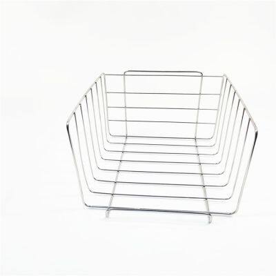 Customized Rectangular Metal Kitchen Stainless Steel Wire Mesh Basket For Food Storage