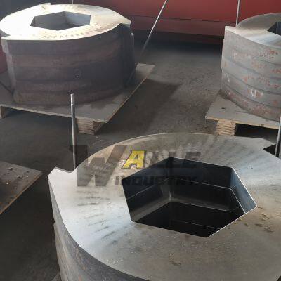 Metal Plastic Crusher Double Shaft Pet Bottle Grinding Multipurpose Tire Shredder Tyre Crushing Machine