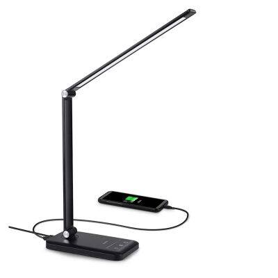 Modern Desk Lamp with Wireless Charging and USB Charging Port Led Table Lamp