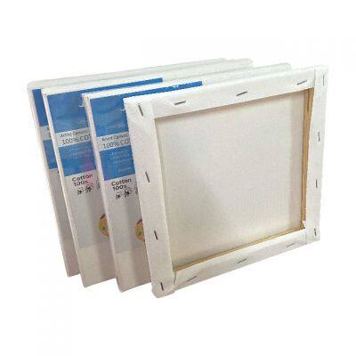 Various Sizes Optional 100% Cotton 280gsm Wood Canvas Board Blank Art Canvas Stretched Canvas photo-5